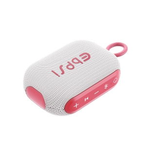 IP67 Waterproof Bluetooth Speaker-Outdoor Portable Speaker, 360° Omnidirectional Sound, 5W High Power, 1800mAh Ultra-Long Battery Life, Bluetooth 5.3, Multi-Scene Applicable（white）