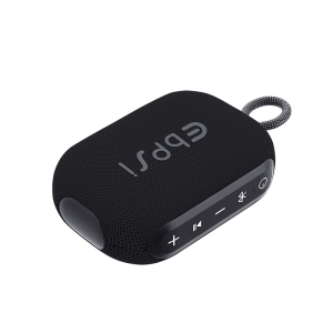 IP67 Waterproof Bluetooth Speaker - 360-degree omnidirectional sound, 1800mAh battery, Bluetooth 5.3, 5W stereo sound, lanyard design, portable outdoor speaker（black）