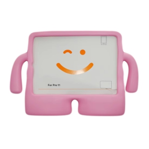 iPad 9.7 inch Case iPad 6th/5th Generation Cases,Case for iPad 9.7 Pro & iPad Air 2 Full-Body Silicone+PC Protection Rotating Stand Shockproof Case for Kids Tablet Cover - Pink