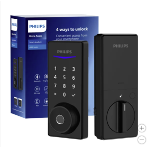 Philips 4000 Series Deadbolt Smart Lock with Fingerprint Reader