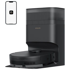 Dreame GoVac 300 Robot Vacuum & Mop for Multi-Surface with Self-Cleaning, Auto-Emptying Dock, Smart Mapping, 13,000Pa Suction - Black