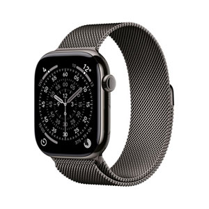 Rogers Apple Watch Series 11 (GPS + Cellular) 46mm Slate Titanium Case with Slate Milanese Loop - Small/Medium - Monthly Financing