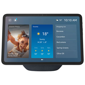 Amazon Echo Show 8 (4th Gen) Smart Display with Spatial Audio & Alexa+ - Graphite - Designed for Alexa+