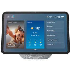 Amazon Echo Show 8 (4th Gen) Smart Display with Spatial Audio & Alexa+ - Glacier White - Designed for Alexa+