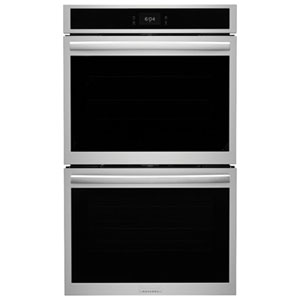 Frigidaire Gallery 30" 10.6 Cu. Ft. Double True Convection Electric Wall Oven (GCWD3070AF) - Stainless Steel