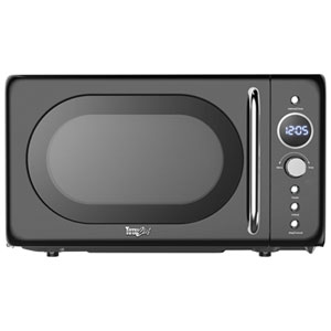 Total Chef Retro 0.7 Cu. Ft. Countertop Microwave (TCMOR-Black) - Black