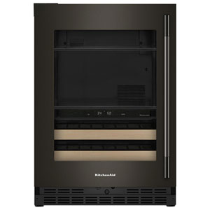 KitchenAid 14-Bottle Freestanding Beverage Center (KUBL524SBE) - Black Ore