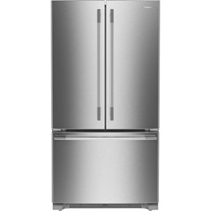 KitchenAid 36" 29.2 Cu. Ft. French Door Refrigerator w/ Water Dispenser (KRFF136SPS) - PrintShield Stainless