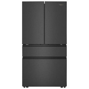 Whirlpool 36" 29.8 Cu Ft French Door Refrigerator w/ Water Dispenser (WRMF3336SV) - Print Resist Black SS