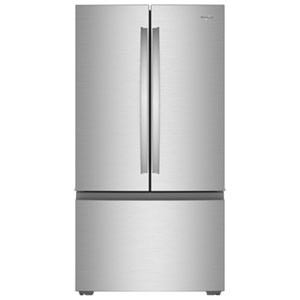 Whirlpool 36" 24.3 Cu Ft French Door Refrigerator w/ Water Dispenser (WRFC3036RZ) - Fingerprint-Resistant Stainless
