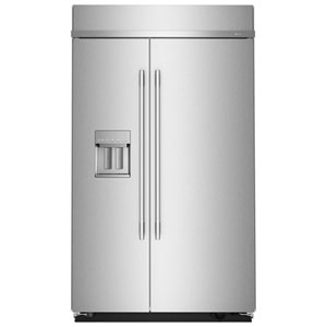 KitchenAid 48" 29.4 Cu Ft Side-By-Side Refrigerator w/ Water & Ice Dispenser (KBSD748SPS) - Stainless Steel