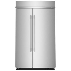 KitchenAid 48" 30 Cu. Ft. Side-By-Side Refrigerator (KBSN748SPS) - Stainless Steel with PrintShield Finish
