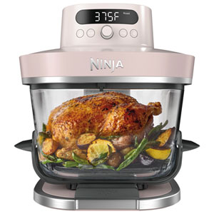 Ninja Crispi Pro 6-in-1 Countertop Glass Air Fryer - 5.7L (6QT) - Rose Quartz
