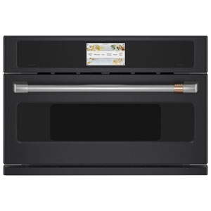 Cafe 30" 1.7 Cu. Ft. Speed Electric Wall Oven (CSB913P3VD1) - Black