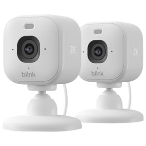 Blink Mini 2K+ Wired Indoor/Outdoor IP Camera - 2 Pack - White