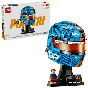 LEGO Editions : Casque de l'équipe F1 McLaren Mastercard d'Oscar Piastri - 793 pièces (43017)