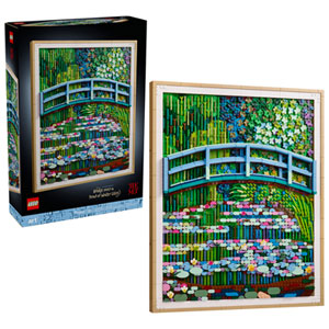 LEGO Art : Claude Monet - Pont sur un étang de nénuphars (31220)