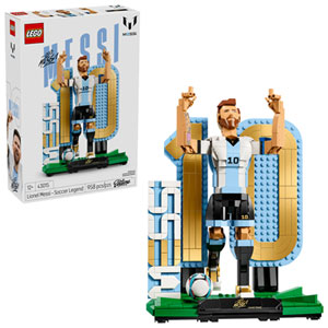 LEGO Editions : Légende du soccer Lionel Messi - 958 pièces (43015)
