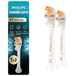 Philips Sonicare A3 Premium All-in-one Replacement Brush Head (HX9092/77) - 2-Pack