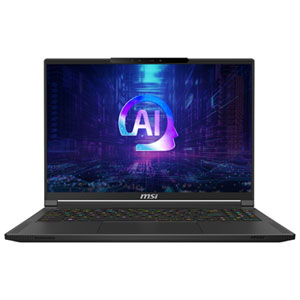 MSI Stealth A16 AI+ 16" 240Hz Gaming Laptop - AMD Ryzen AI 9 365 - 32GB LPDDR5x - 1TB SSD - RTX 4070 - Windows 11 Home - Core Black