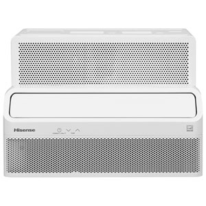 Hisense 4-in-1 UltraSlim Window Air Conditioner - 8000 BTU (350 sq ft Coverage) - 52dB, Remote - White