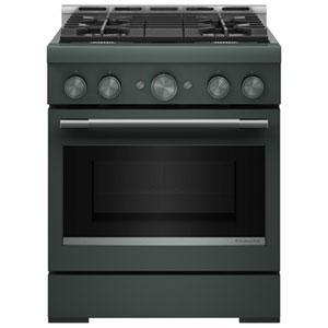 KitchenAid 30" 4.1 Cu. Ft. True Convention Gas Air Fry Range (KFGS930SJP) - Juniper