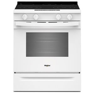 Whirlpool 30" 5.3 Cu. Ft. 5-Element Slide-In Electric Range (YWSES3330TW) - White