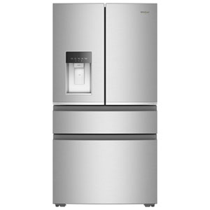 Whirlpool 36" 21.9 Cu. Ft. French Door Refrigerator with Water & Ice Dispenser (WRMC7036RZ) - Stainless Steel