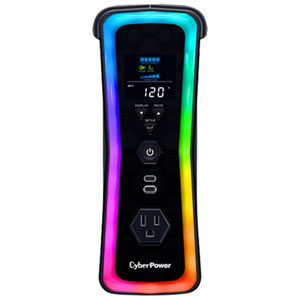 CyberPower 1500VA UPS Battery Backup with RGB Lighting (GX150C2-FC)
