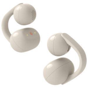 Sony Linkbuds Clip Open Ear True Wireless Earbuds - Greige