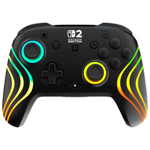 Turtle Beach Afterglow Wave Wireless RGB Gaming Controller for Nintendo Switch/Switch 2 - Black