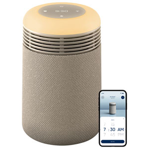 Blueair Mini Restful Sunrise Clock Air Purifier with HEPA Filter - Beige