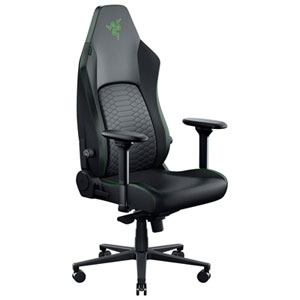 Razer Iskur V2 NewGen Ergonomic EPU Leather Gaming Chair - Black/Green