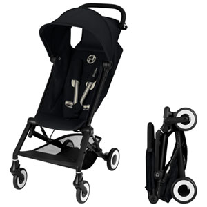 Cybex Agis Ultra-Compact Travel Stroller - Magic Black