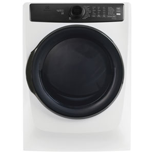 Electrolux 8 Cu. Ft. Large Capacity Gas Dryer with Moisture Sensing, LuxCare Dry System & Energy Star (ELFG7738MW) - Matte White