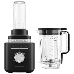 KitchenAid Pure Power 2L 1700-Watt Blender with Personal Blending Jar - Matte Black