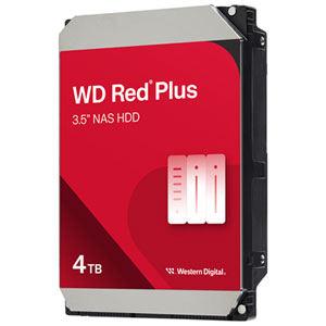 【AVコマンド対応】WD RED NAS用内蔵HDD 4TB WD40EFRX① WD Red Plus 4TB 5400RPM SATA Internal NAS Hard Drive (WD40EFZZ