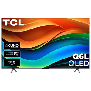 TCL 75" Q6L Series 4K UHD QLED Dolby Vision HDR10+ Dolby Atmos Fire TV Smart TV (75Q6L) - 2026 - Great for Gaming & Streaming