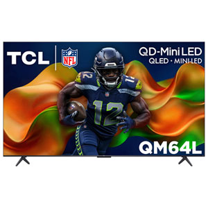 TCL 85" QM64L Series 4K UHD HDR Dolby Vision IQ QD Mini-LED 144Hz Dolby Atmos Fire TV Smart TV (85QM64L) - 2026 - Great for Movies & Gaming