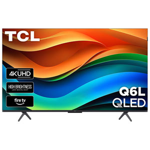 TCL 50" Q6L Series 4K UHD QLED Dolby Vision HDR10+ Dolby Atmos Fire TV Smart TV (50Q6L) - 2026 - Great for Streaming & Gaming