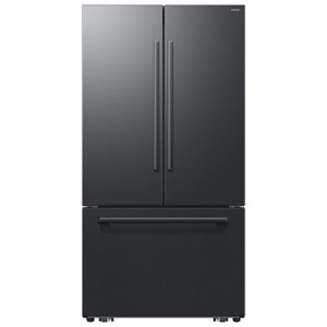 Samsung 36" 29 Cu. Ft. French Door Refrigerator with Water & Ice Dispenser (RF70H30KEEAA) - Matte Black Stainless Steel