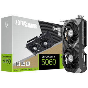 ZOTAC Gaming GeForce RTX 5060 Twin Edge OC 8GB GDDR7 Video Card