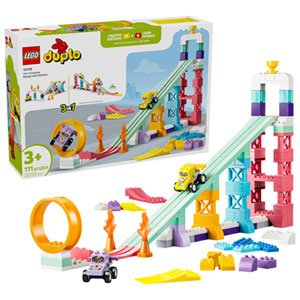 LEGO DUPLO: 3 in 1 Creative Ramps with Vehicles - 111 Pieces (10478)