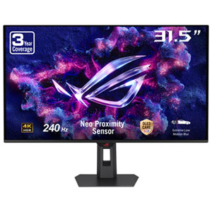 ASUS ROG Strix 32" 4K Ultra HD 240Hz 0,03 ms GTG OLED Moniteur de jeux (XG32UQDMS)