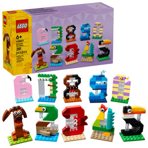 LEGO Iconic: Birthday Numbers - 281 Pieces (40807)