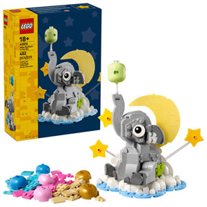 LEGO Iconic: Baby Elephant in the Sky - 402 Pieces (40814)