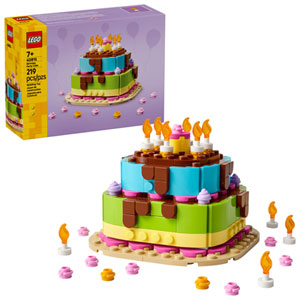 LEGO Iconic: Birthday Party Cake Kit - 219 Pieces (40815)