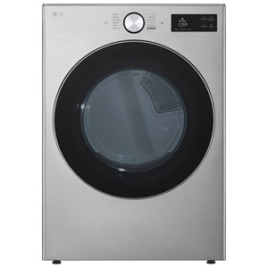 LG 7.4 Cu. Ft. Stackable Electric Dryer with AI Sensor Dry, TurboSteam, Energy Star & Wi-Fi (DLEX5800V) - Graphite Steel