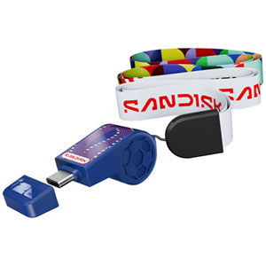 SanDisk FIFA World Cup 2026 Edition 128GB USB 3.2 Gen1 Flash Drive - Blue / USA