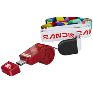 SanDisk FIFA World Cup 2026 Edition 128GB USB 3.2 Gen1 Flash Drive - Red / Canada